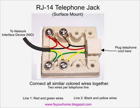 how to wire a telephone junction box diagram|home phone jack wiring diagram.